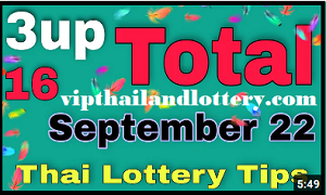 Thai Lottery 3up Set Total Best tips Calculations 16-9-2022