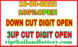 Thailand Lottery Down Close Digit Cut formula 16-09-2022