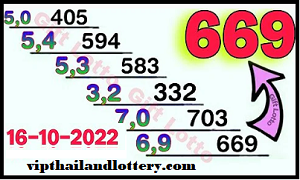 Thai Lottery 3UP Best Touch UP & Down 16-10-2022 -thai lottery