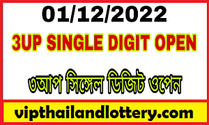 Thai Lottery Down Single Digit Pairs Game 1-12-2022