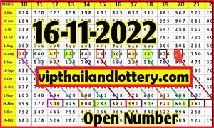 Thai Lottery Tips 100% last Paper Touch Non Miss 16-11-2022