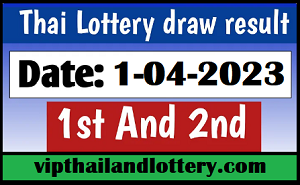 Thai Lottery Result 1-04-2023 Live Update April 2566