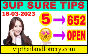 Thai Lottery Sure Tips | 3up Single Digit Open | 16-03-2023