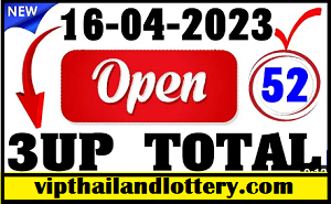 Thailand lottery 16-04-2023 3up total Thai Lottery Result today