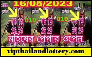 Thai Lottery 3up and Down Papars Orginal Full HD 16-05-2023