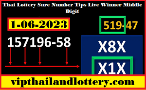 Thai Lottery Sure Number Tips Live Winner Middle Digit 1-06-2023