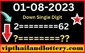 Thai Lottery 100% Sure Tips Down Single Digit Open 01-08-2023