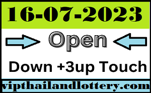 Thai Lottery Sure Tips 2 Down 3up Touch Game 16-07-2023
