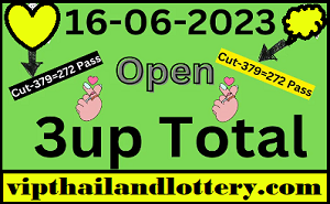 Thailand Lottery 3up Total Formula 16-07-2023 Cut Total Tips