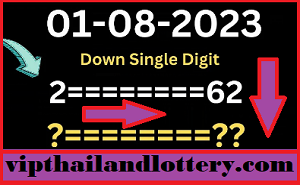 Thailand Lottery Sure Down Single Digit Open 01-08-2023