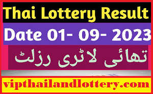 Check Thailand Lottery Result Live On 1st September 2023 Official